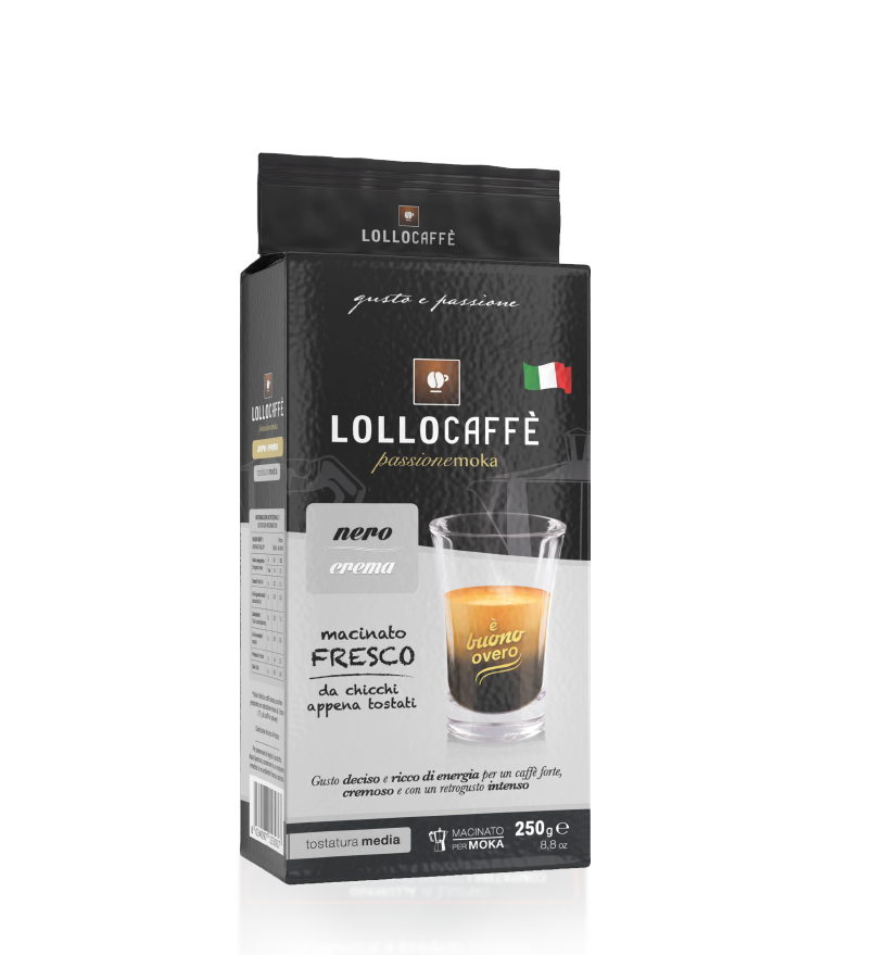 Lollo Caffe Crema Nero 1000 gr (Filtre)