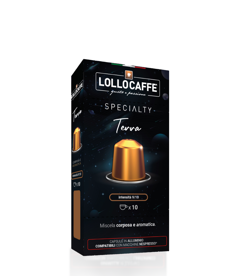 Lollo Caffe Specialty Terra (Nespresso makineleriyle uyumlu Alüminyum Kapsül)